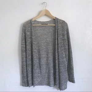 Cotton on grey marled knit cardigan